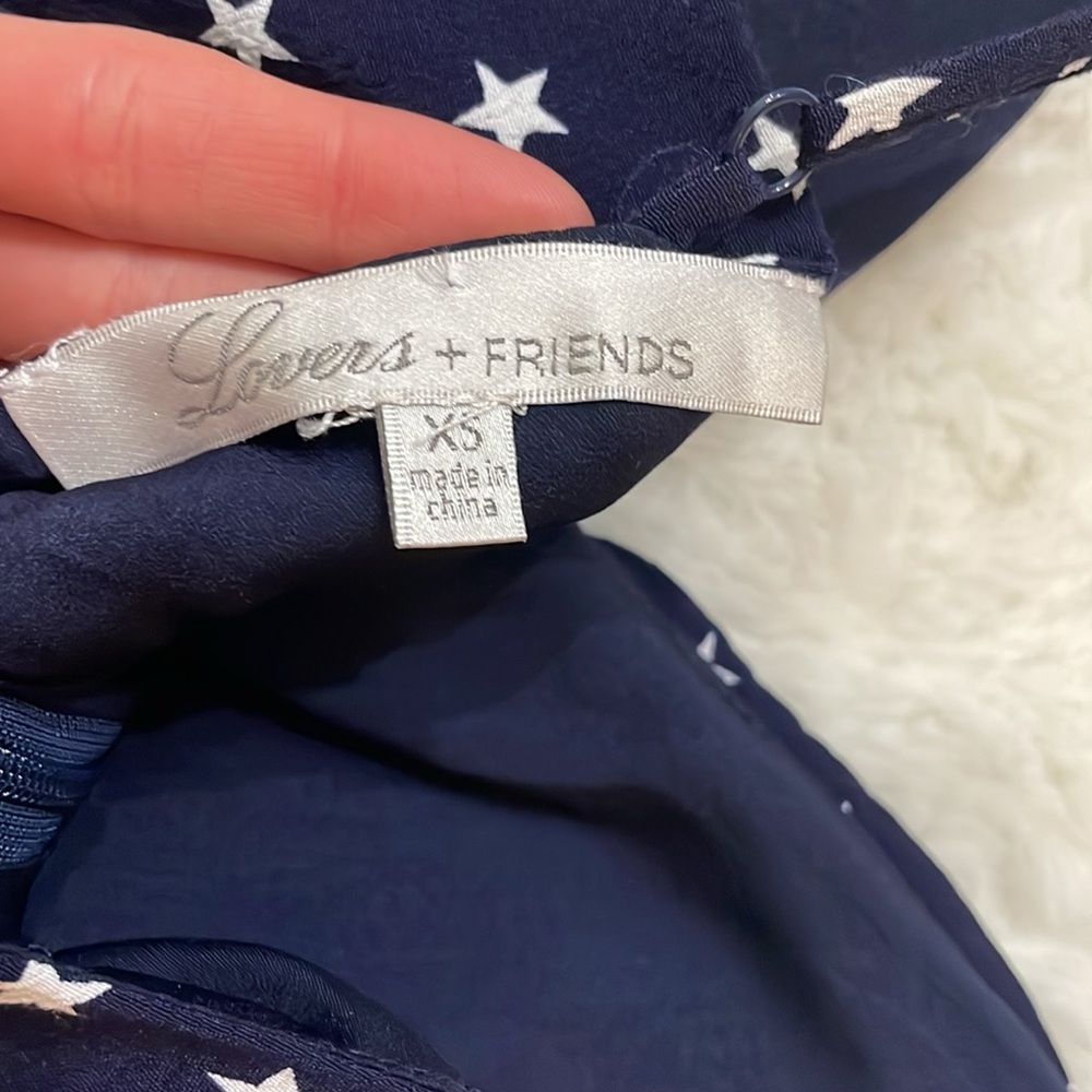 Lovers + Friends Navy Star Print Dress - Picture 6 of 10